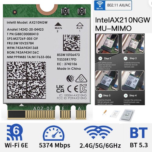 Intel ax210 wifi - wifi, m.2